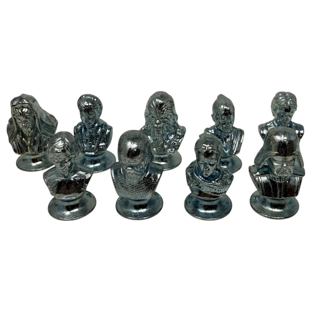 Monopoly Star Wars Complete Saga Edition Replacement Pieces 9 Tokens Metal Busts